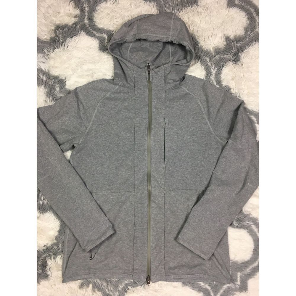 Lululemon Hoodie Mens City Sweat Pullover French Terry Sweatshirt Size L Used